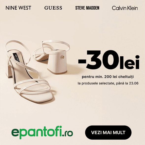 Cod Reducere Epantofi | -30 de lei la comenzi de 200 de lei