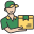 delivery man icon