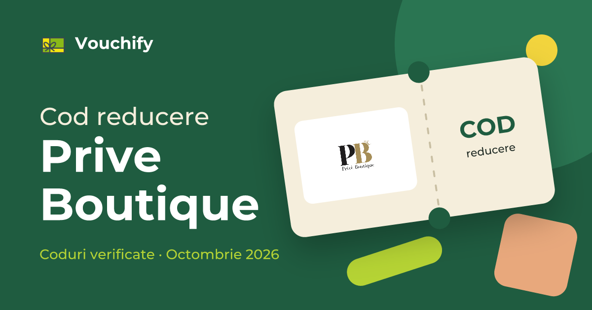 Prive Boutique - Coduri Reducere și Vouchere Octombrie 2026