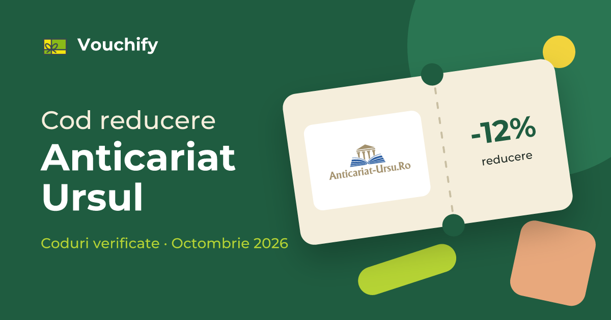 Anticariat Ursul - Coduri Reducere și Vouchere Octombrie 2026