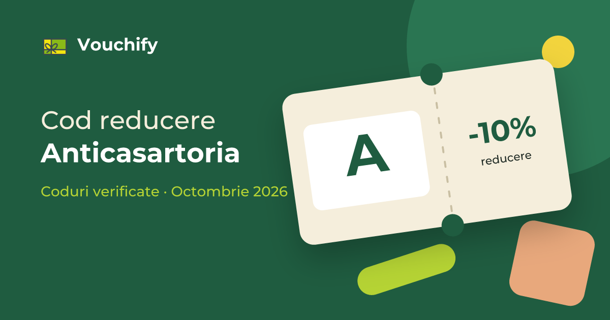 Anticasartoria - Coduri Reducere și Vouchere Octombrie 2026