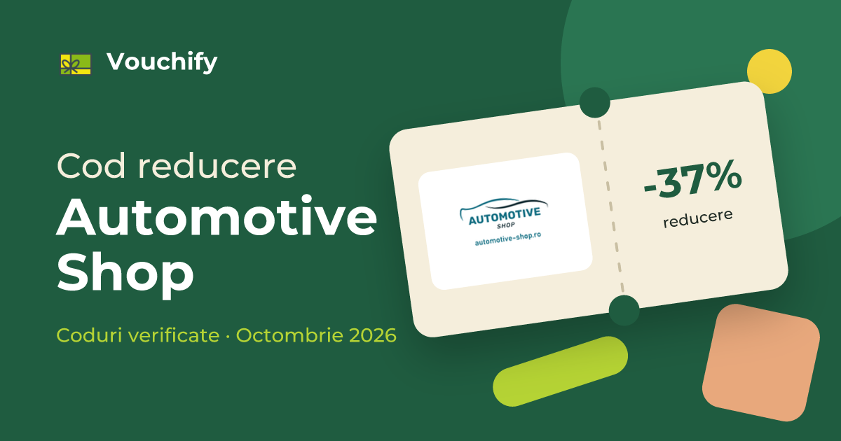 Automotive Shop - Coduri Reducere și Vouchere Octombrie 2026