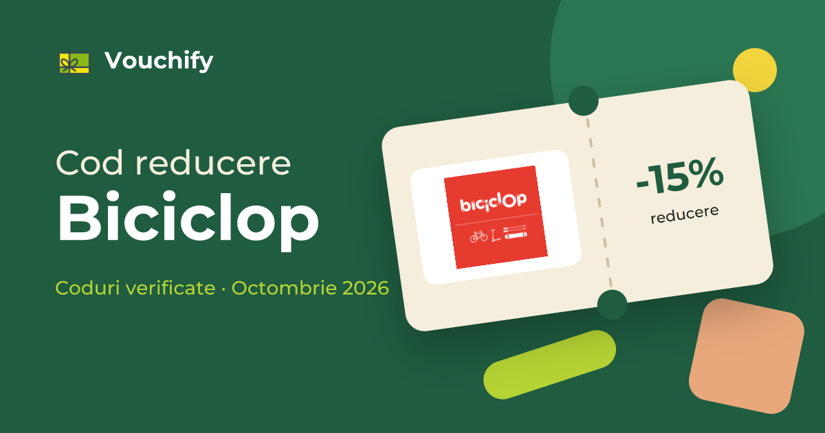Biciclop - Coduri Reducere și Vouchere Octombrie 2026