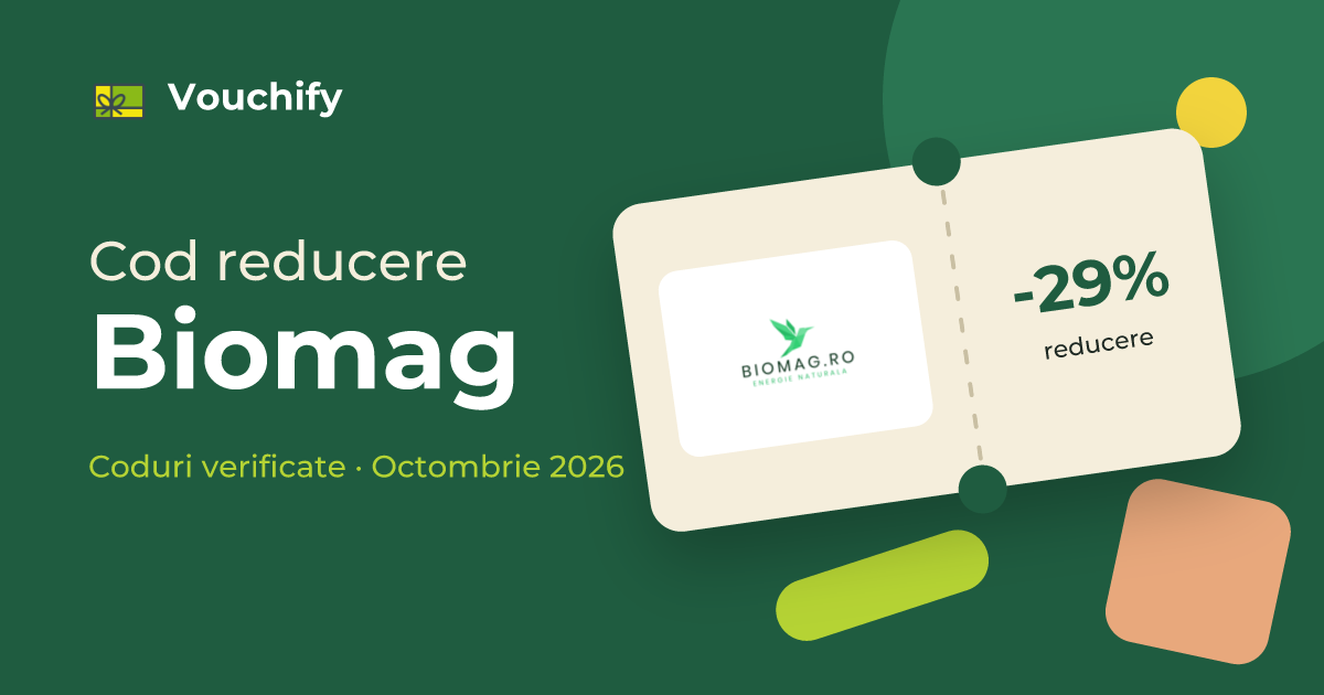 Biomag - Coduri Reducere și Vouchere Octombrie 2026