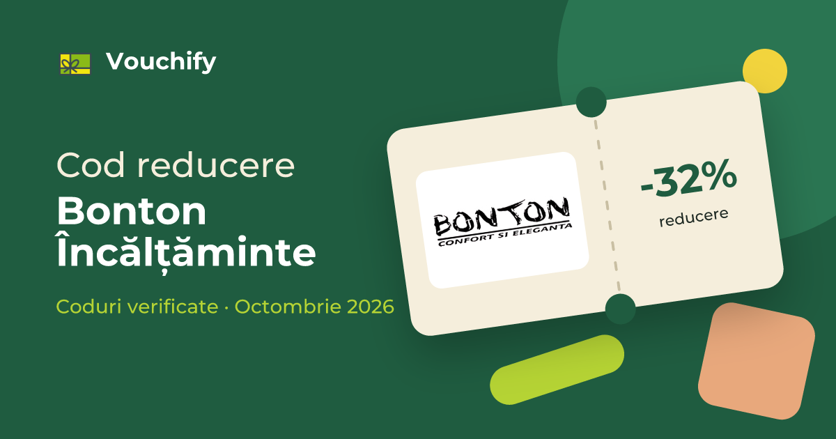 Bonton Încălțăminte - Coduri Reducere și Vouchere Octombrie 2026