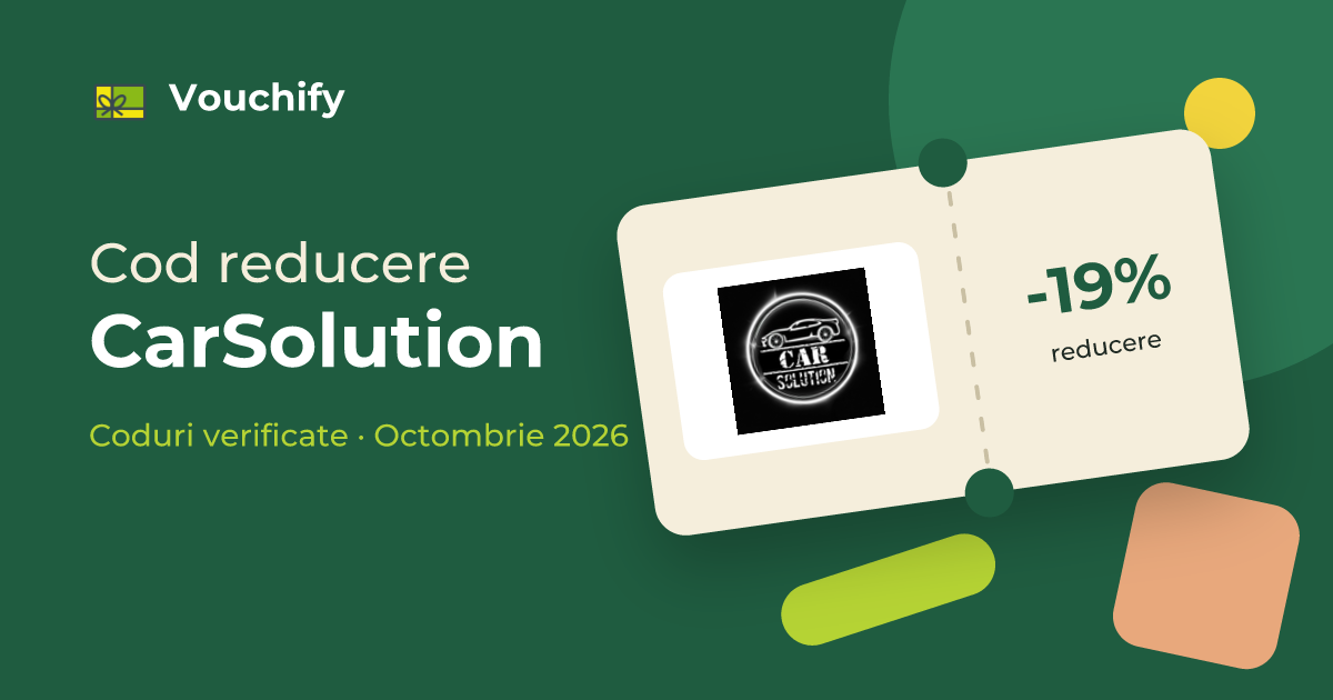CarSolution - Coduri Reducere și Vouchere Octombrie 2026