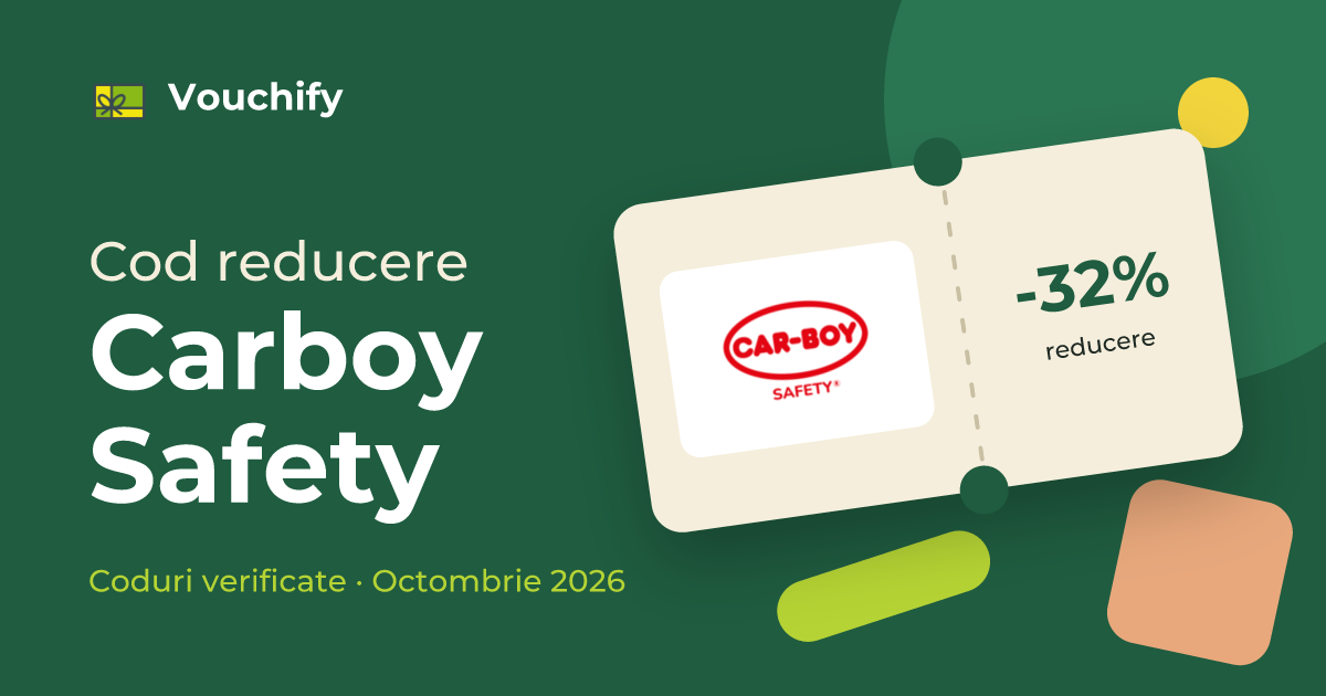 Carboy Safety - Coduri Reducere și Vouchere Octombrie 2026