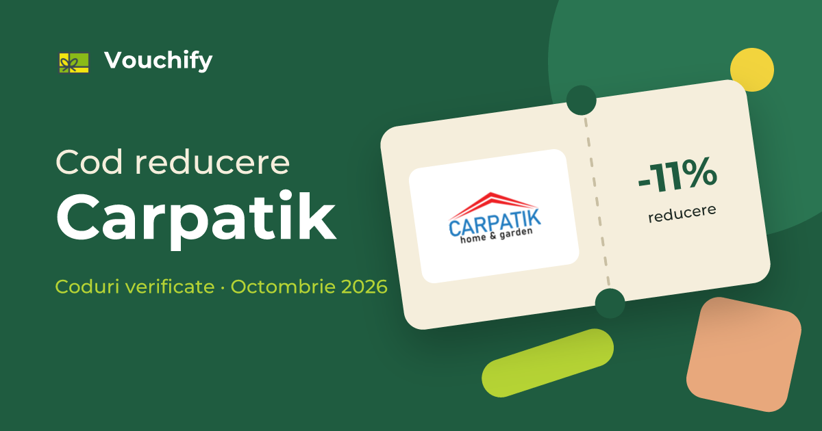 Carpatik - Coduri Reducere și Vouchere Octombrie 2026