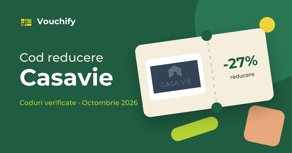 Casavie - Coduri Reducere și Vouchere Octombrie 2026