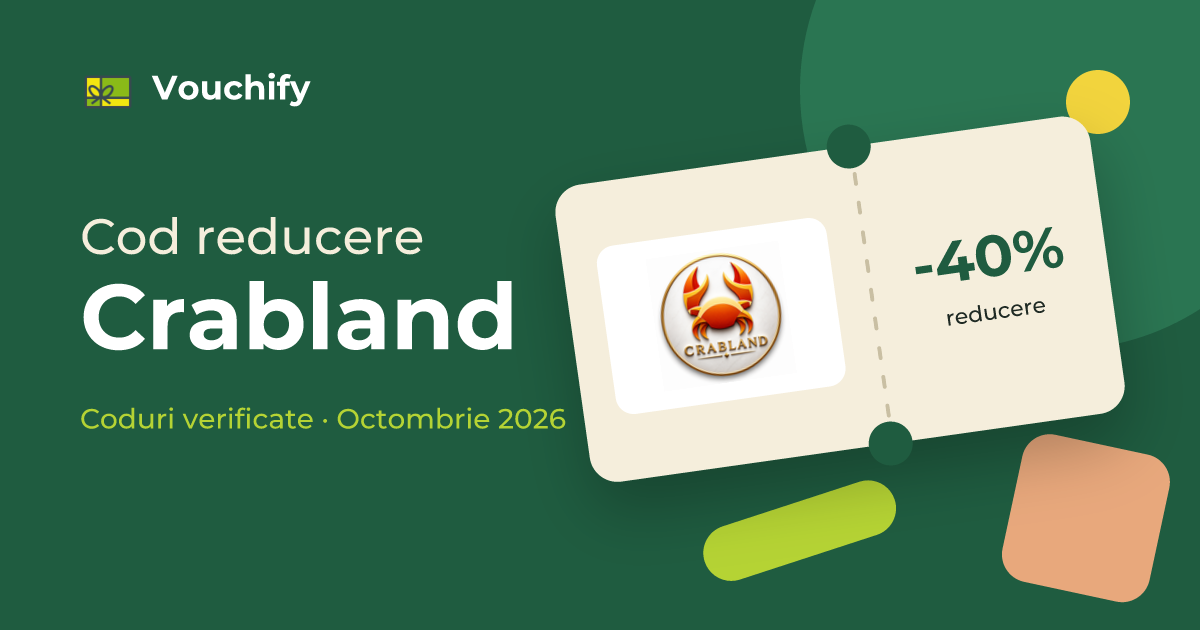 Crabland - Coduri Reducere și Vouchere Octombrie 2026