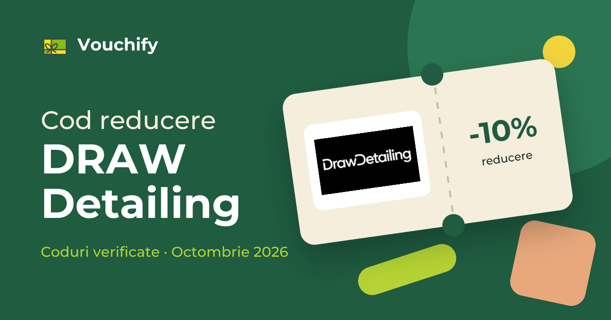 DRAW Detailing - Coduri Reducere și Vouchere Octombrie 2026