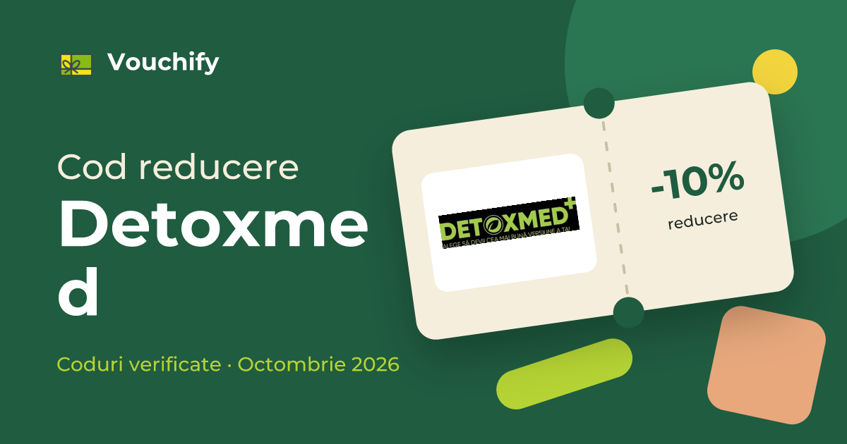 Detoxmed - Coduri Reducere și Vouchere Octombrie 2026