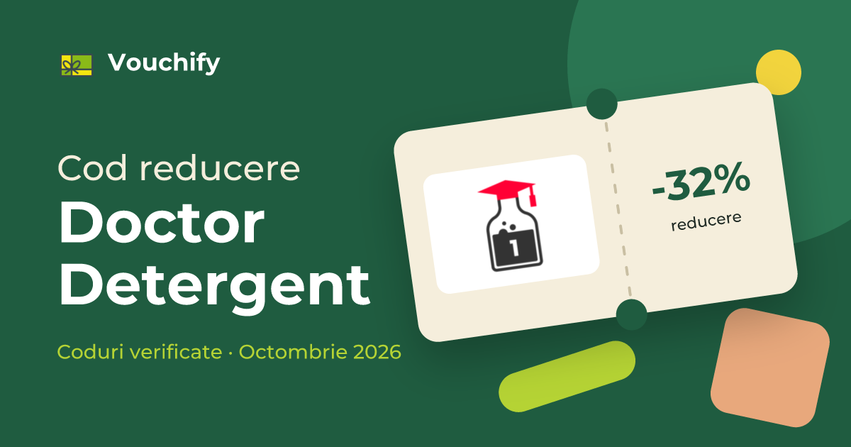 Doctor Detergent - Coduri Reducere și Vouchere Octombrie 2026