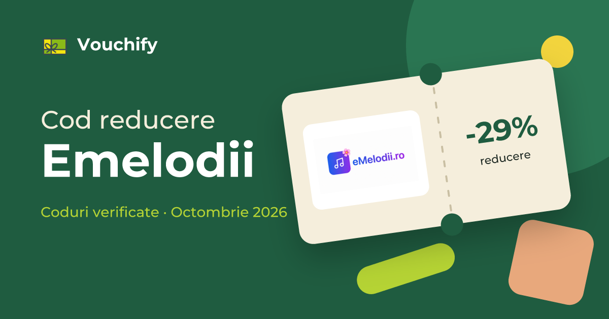 Emelodii - Coduri Reducere și Vouchere Octombrie 2026