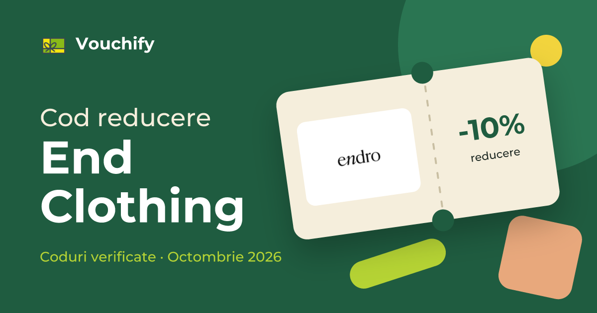 End Clothing - Coduri Reducere și Vouchere Octombrie 2026