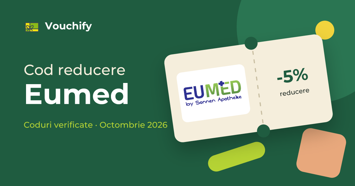 Eumed - Coduri Reducere și Vouchere Octombrie 2026