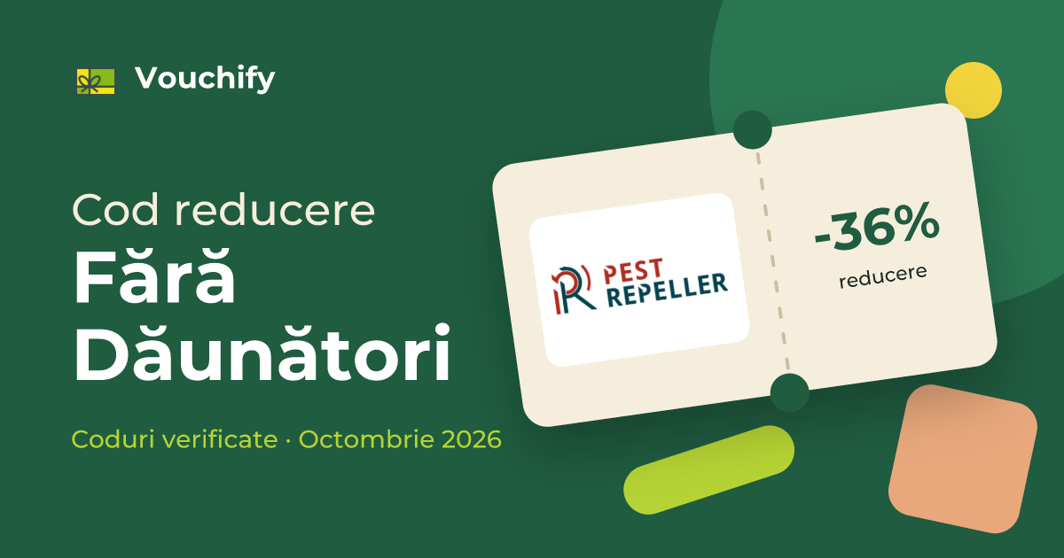 Fără Dăunători - Coduri Reducere și Vouchere Octombrie 2026
