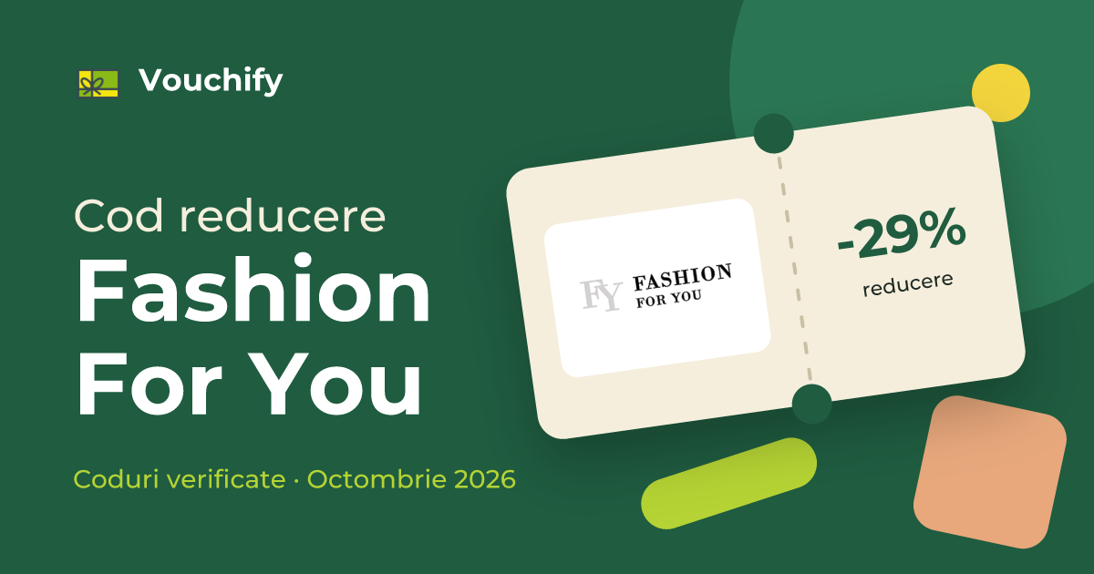 Fashion For You - Coduri Reducere și Vouchere Octombrie 2026