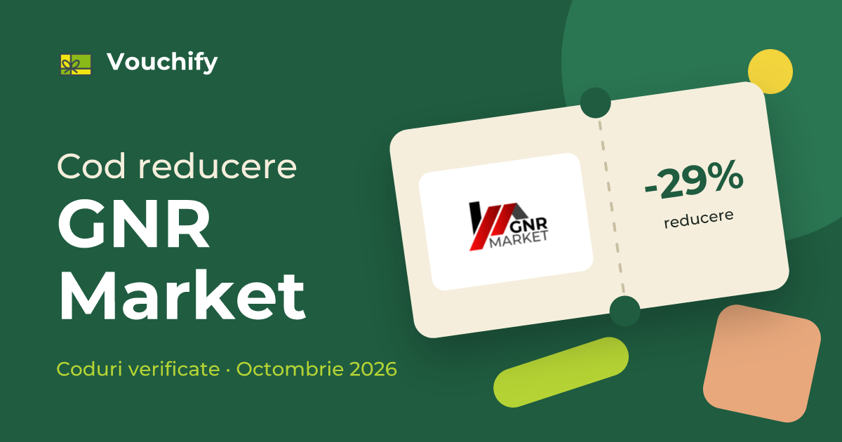 GNR Market - Coduri Reducere și Vouchere Octombrie 2026