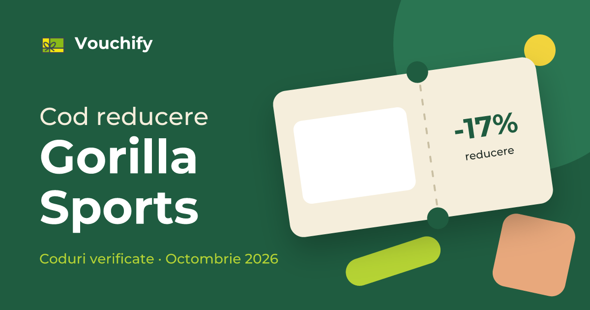 Gorilla Sports - Coduri Reducere și Vouchere Octombrie 2026