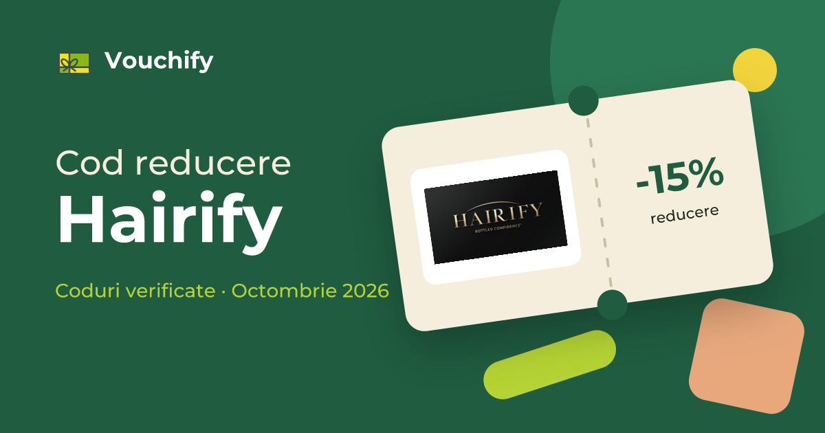 Hairify - Coduri Reducere și Vouchere Octombrie 2026