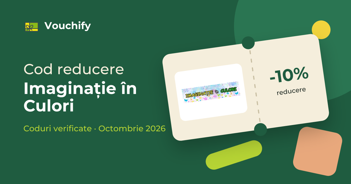 Imaginație în Culori - Coduri Reducere și Vouchere Octombrie 2026