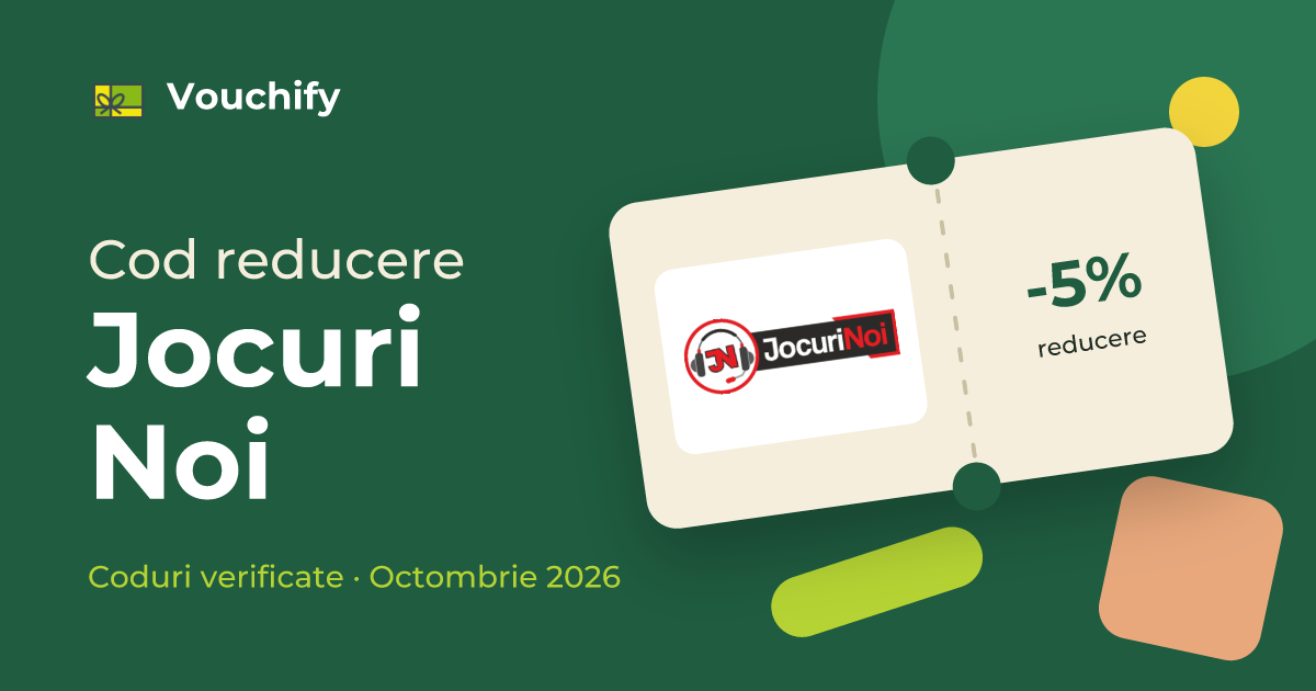 Jocuri Noi - Coduri Reducere și Vouchere Octombrie 2026