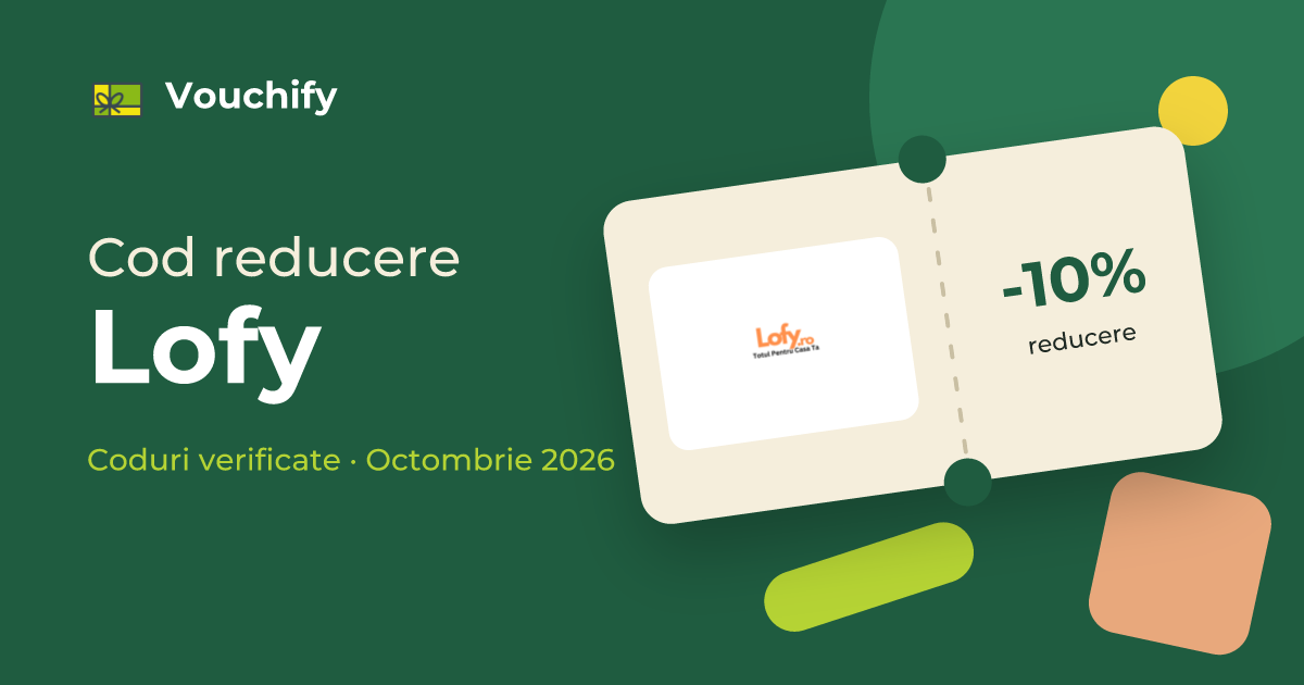 Lofy - Coduri Reducere și Vouchere Octombrie 2026