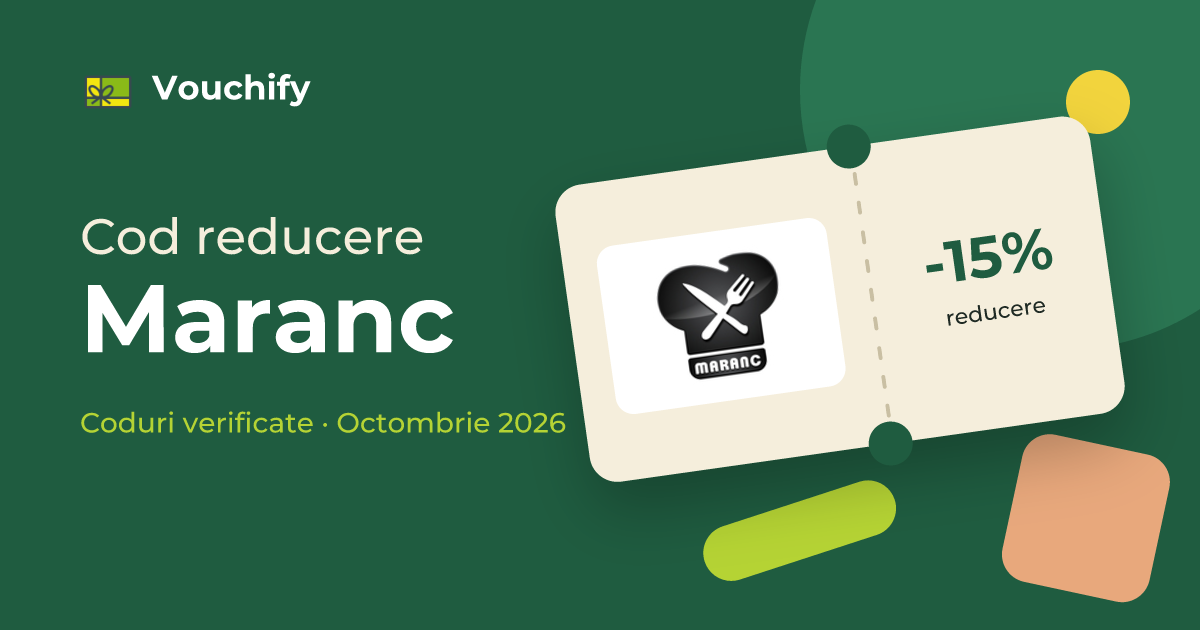 Maranc - Coduri Reducere și Vouchere Octombrie 2026