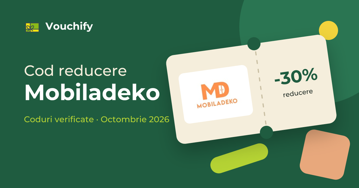 Mobiladeko - Coduri Reducere și Vouchere Octombrie 2026