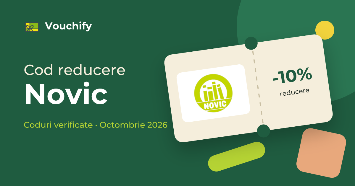 Novic - Coduri Reducere și Vouchere Octombrie 2026