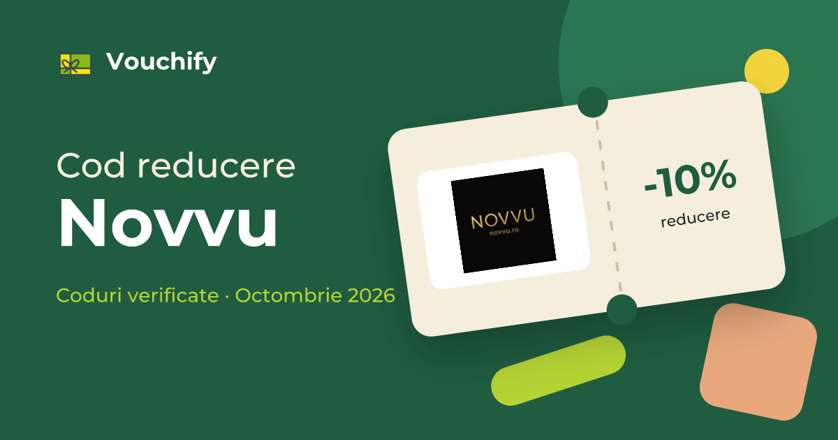 Novvu - Coduri Reducere și Vouchere Octombrie 2026