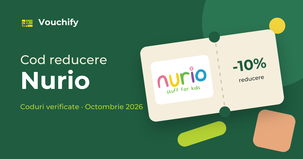 Nurio - Coduri Reducere și Vouchere Octombrie 2026