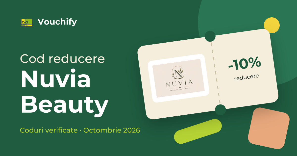 Nuvia Beauty - Coduri Reducere și Vouchere Octombrie 2026