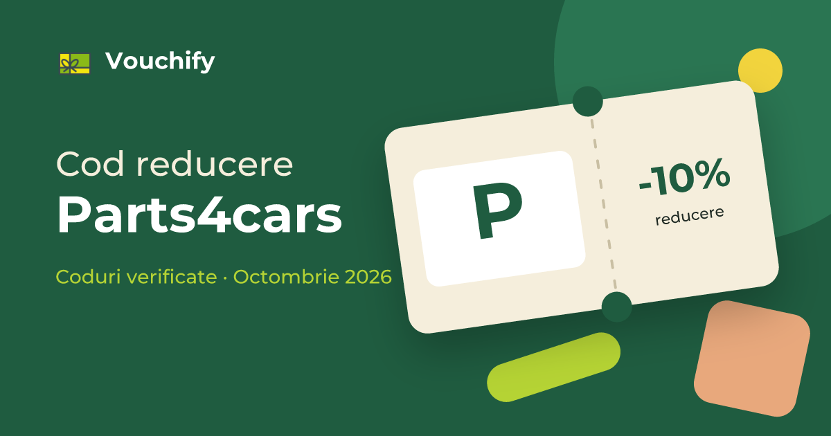 Parts4cars - Coduri Reducere și Vouchere Octombrie 2026