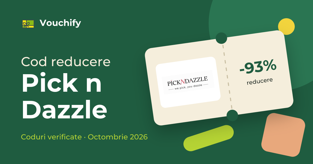 Pick n Dazzle - Coduri Reducere și Vouchere Octombrie 2026