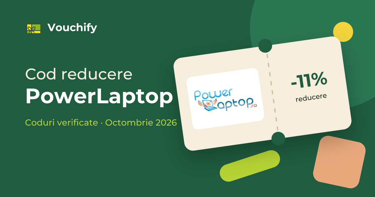 PowerLaptop - Coduri Reducere și Vouchere Octombrie 2026