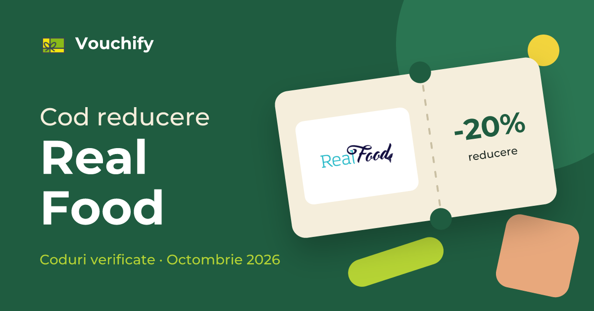 Real Food - Coduri Reducere și Vouchere Octombrie 2026