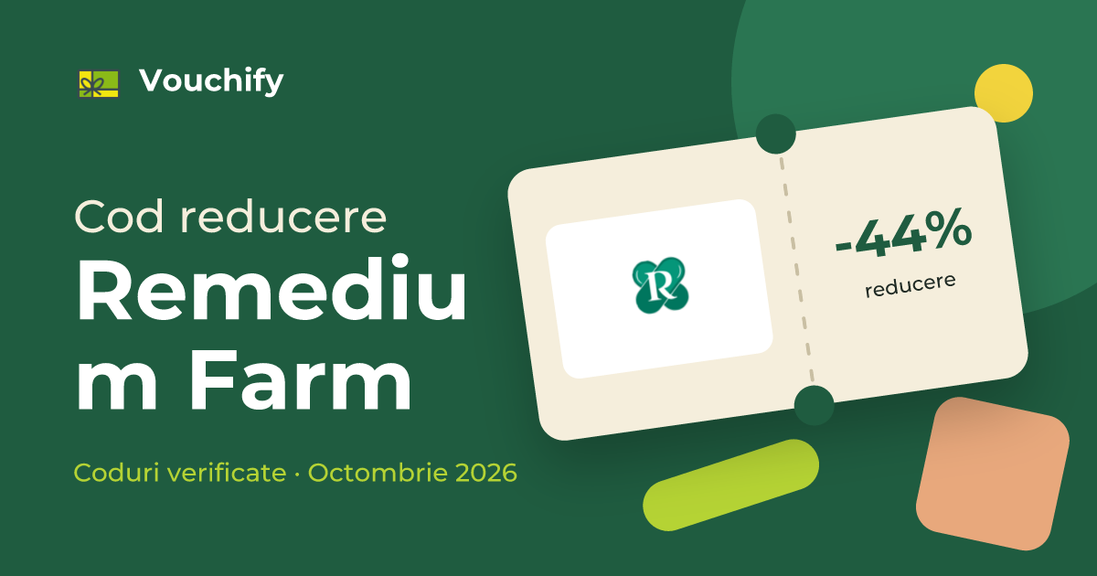 Remedium Farm - Coduri Reducere și Vouchere Octombrie 2026