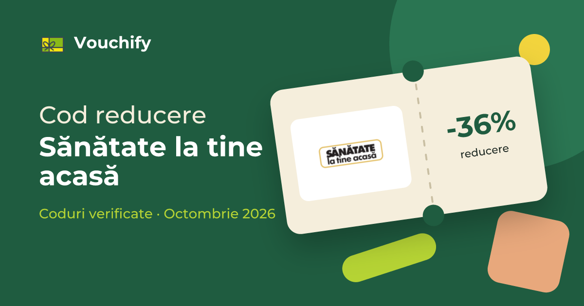 Sănătate la tine acasă - Coduri Reducere și Vouchere Octombrie 2026