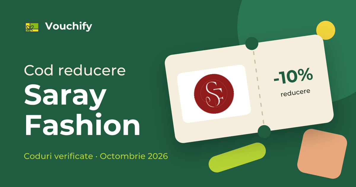 Saray Fashion - Coduri Reducere și Vouchere Octombrie 2026