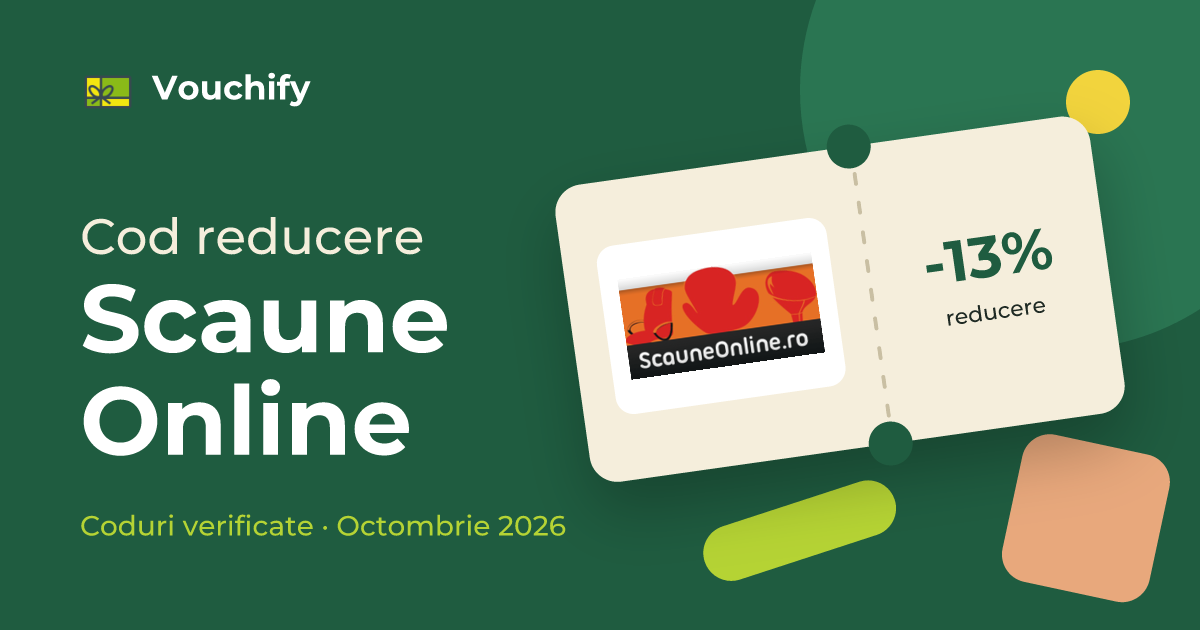 Scaune Online - Coduri Reducere și Vouchere Octombrie 2026