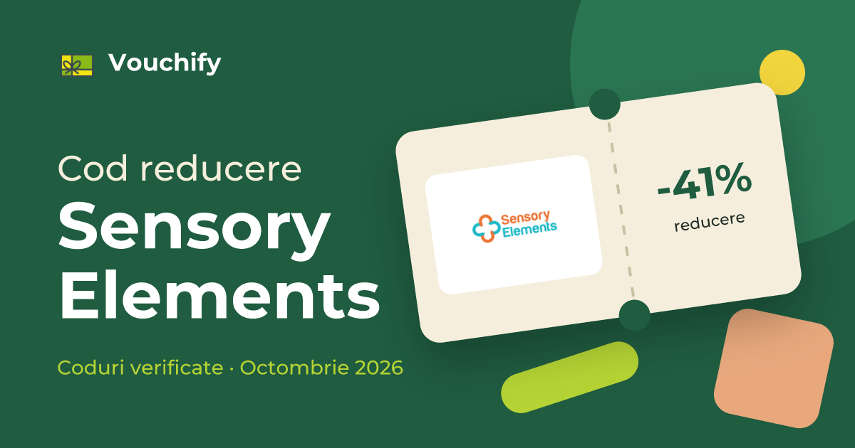 Sensory Elements - Coduri Reducere și Vouchere Octombrie 2026