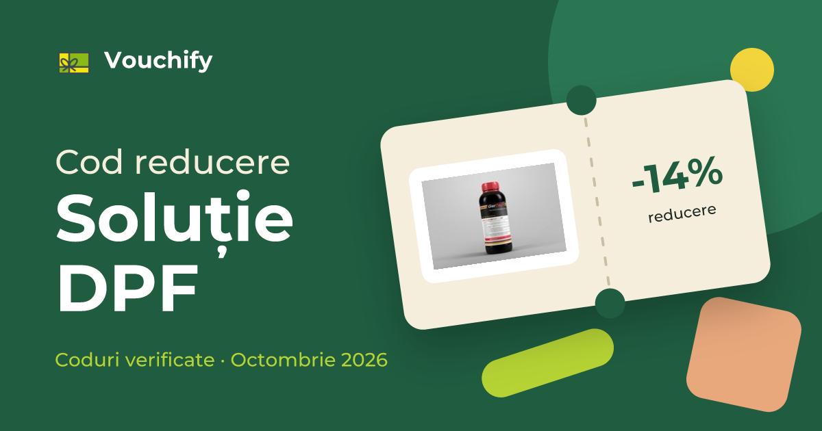 Soluție DPF - Coduri Reducere și Vouchere Octombrie 2026