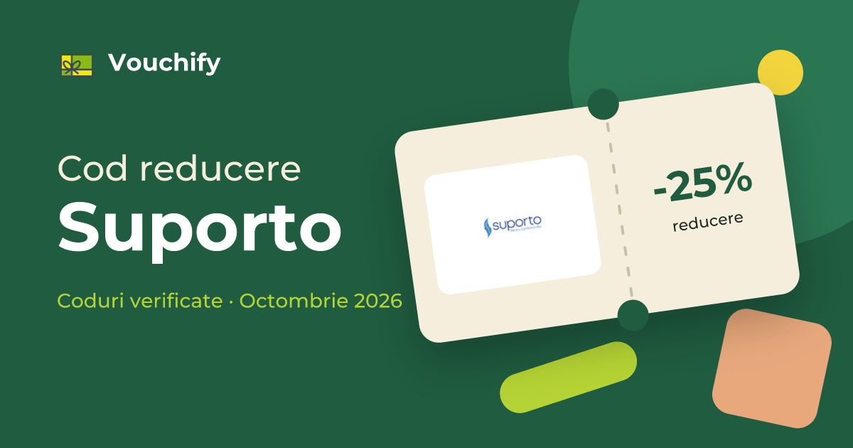 Suporto - Coduri Reducere și Vouchere Octombrie 2026
