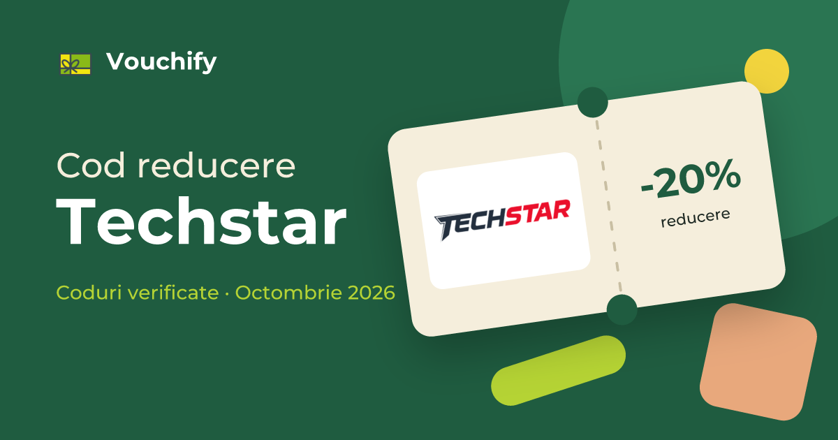 Techstar - Coduri Reducere și Vouchere Octombrie 2026