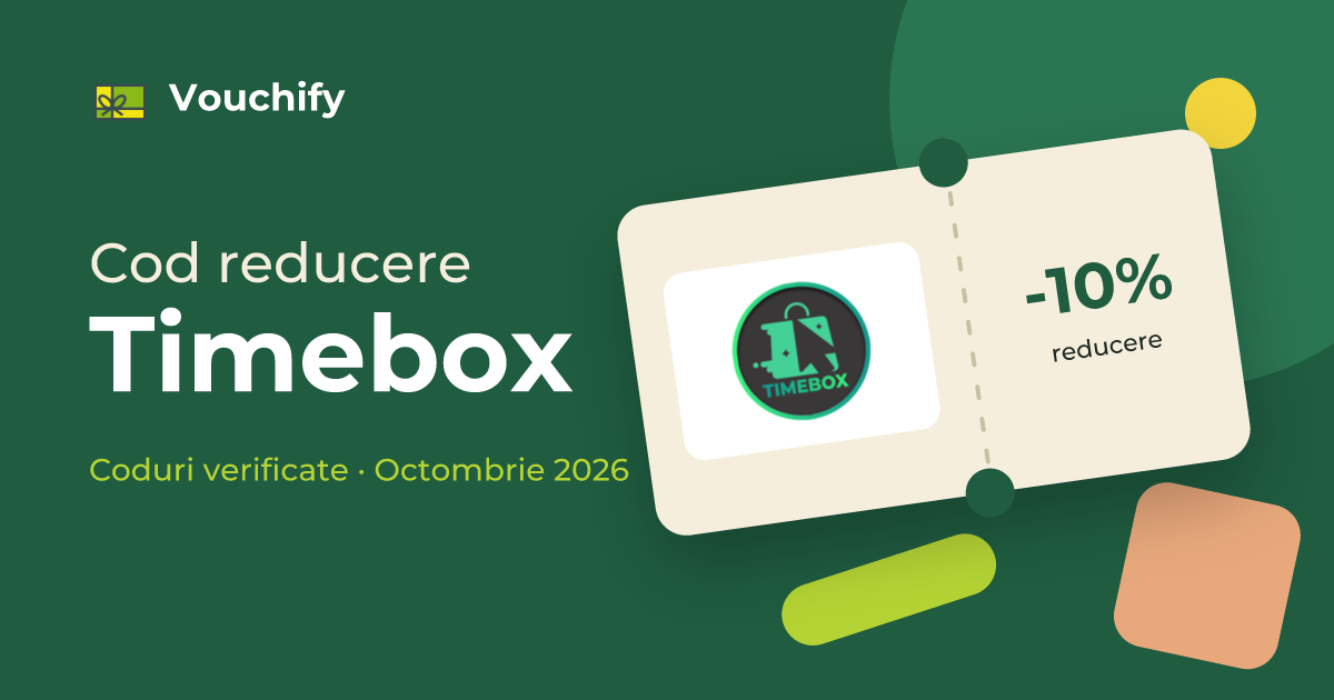 Timebox - Coduri Reducere și Vouchere Octombrie 2026