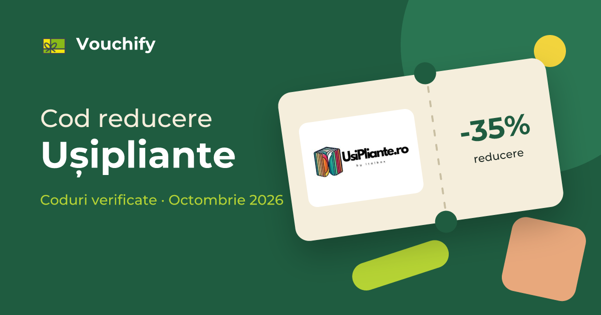 Ușipliante - Coduri Reducere și Vouchere Octombrie 2026