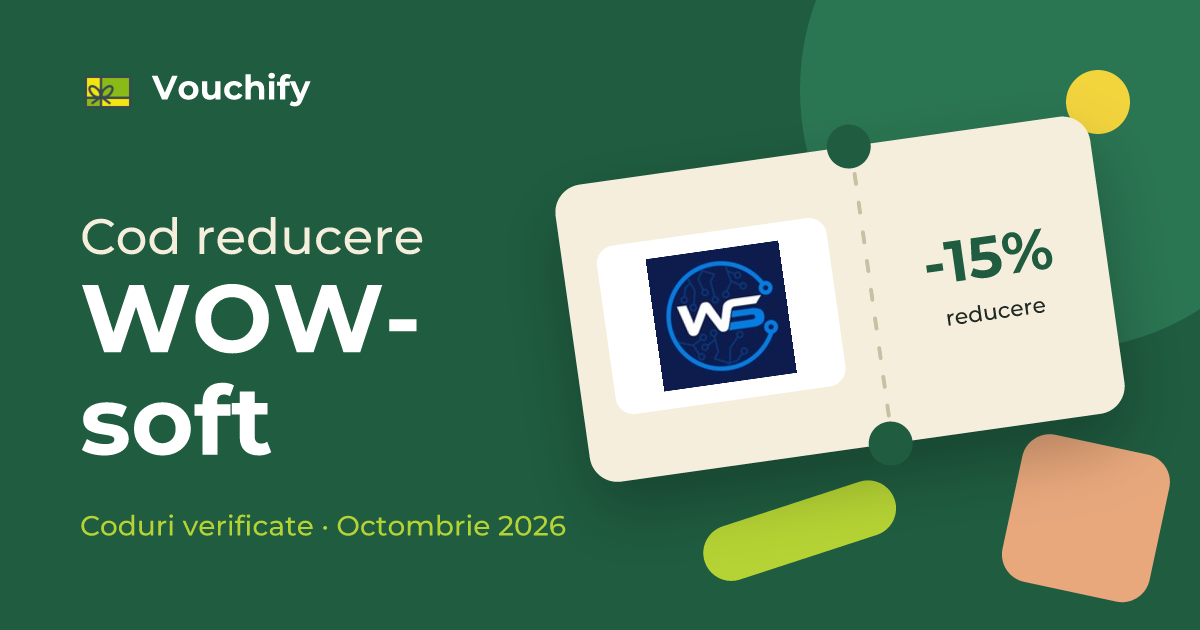 WOW-soft - Coduri Reducere și Vouchere Octombrie 2026