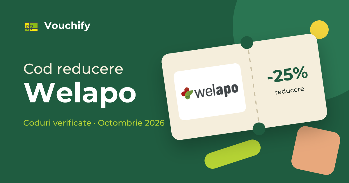 Welapo - Coduri Reducere și Vouchere Octombrie 2026